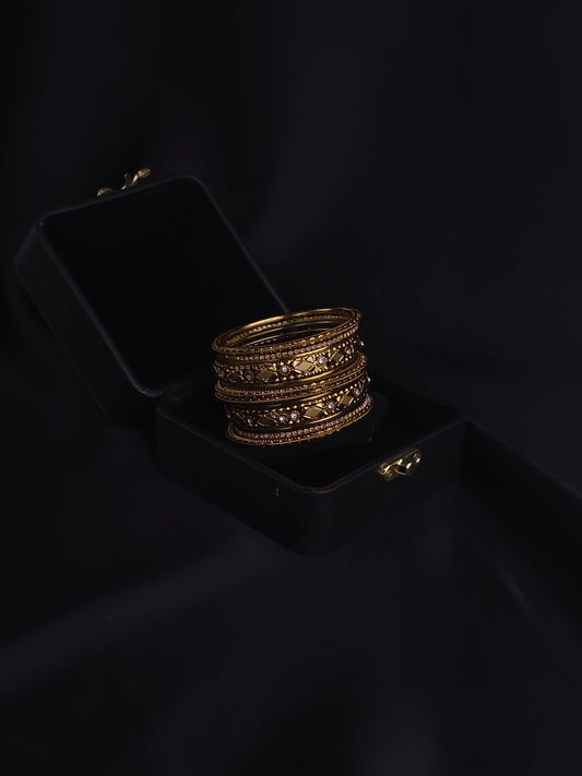 Rhombus Patterned Bangles