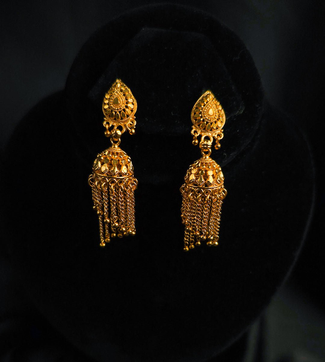 Heritage Chain Drops Jhumkas