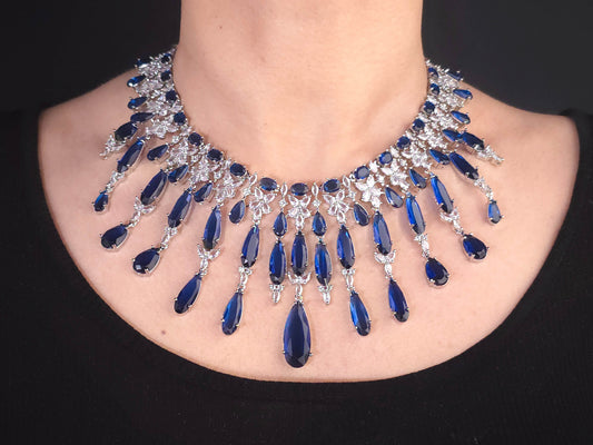 Cacading Chandelier Fringe Set