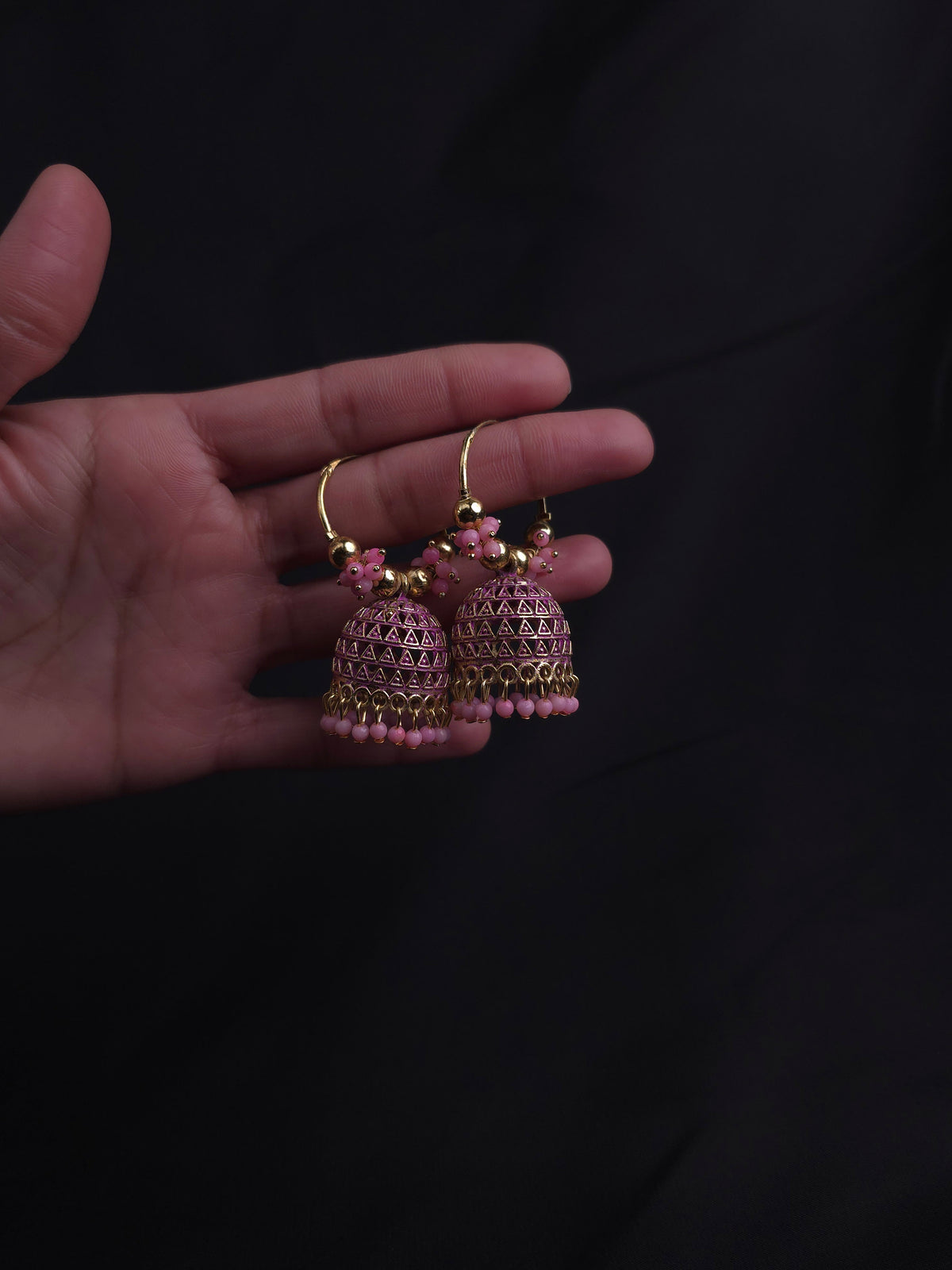 Multicolor Jhumki Earrings