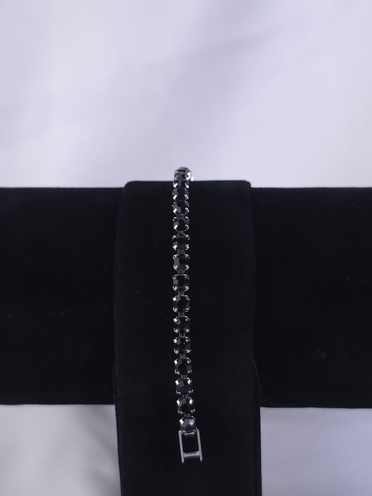 Midnight Black Tennis Bracelet