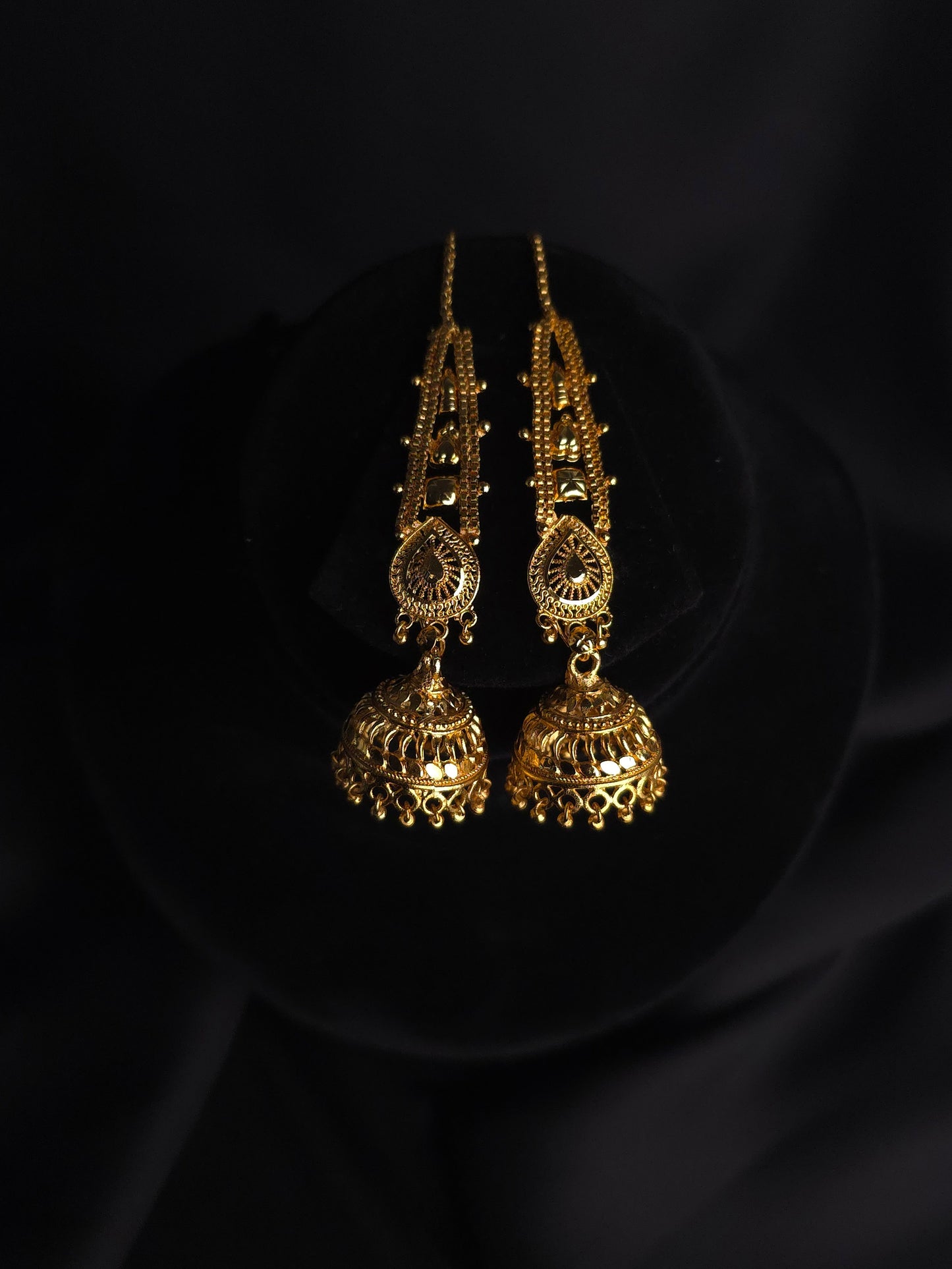 Empress Gold Jhumkas