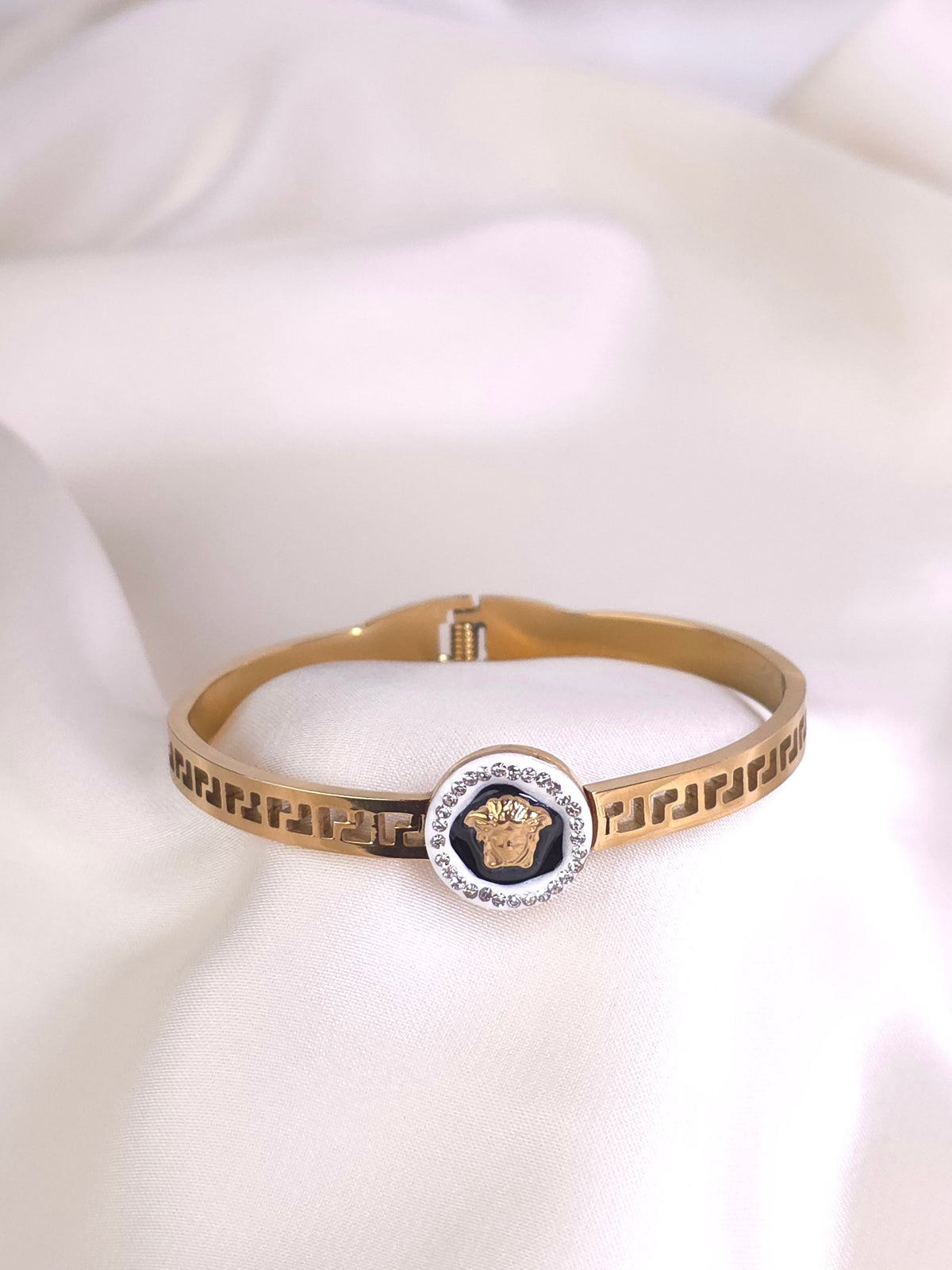 Greek Medallion Bangle