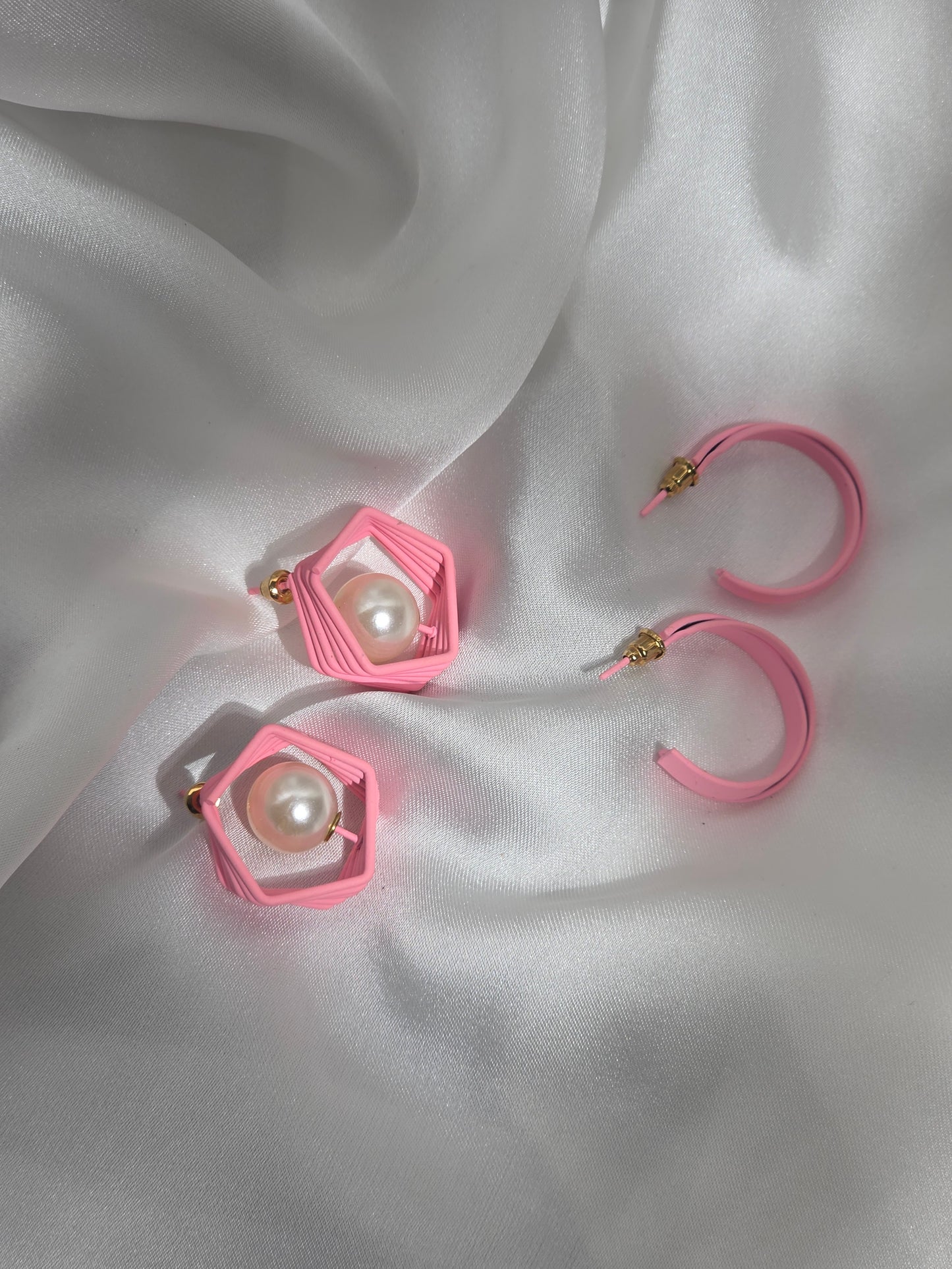 Hex Drops Earring Set