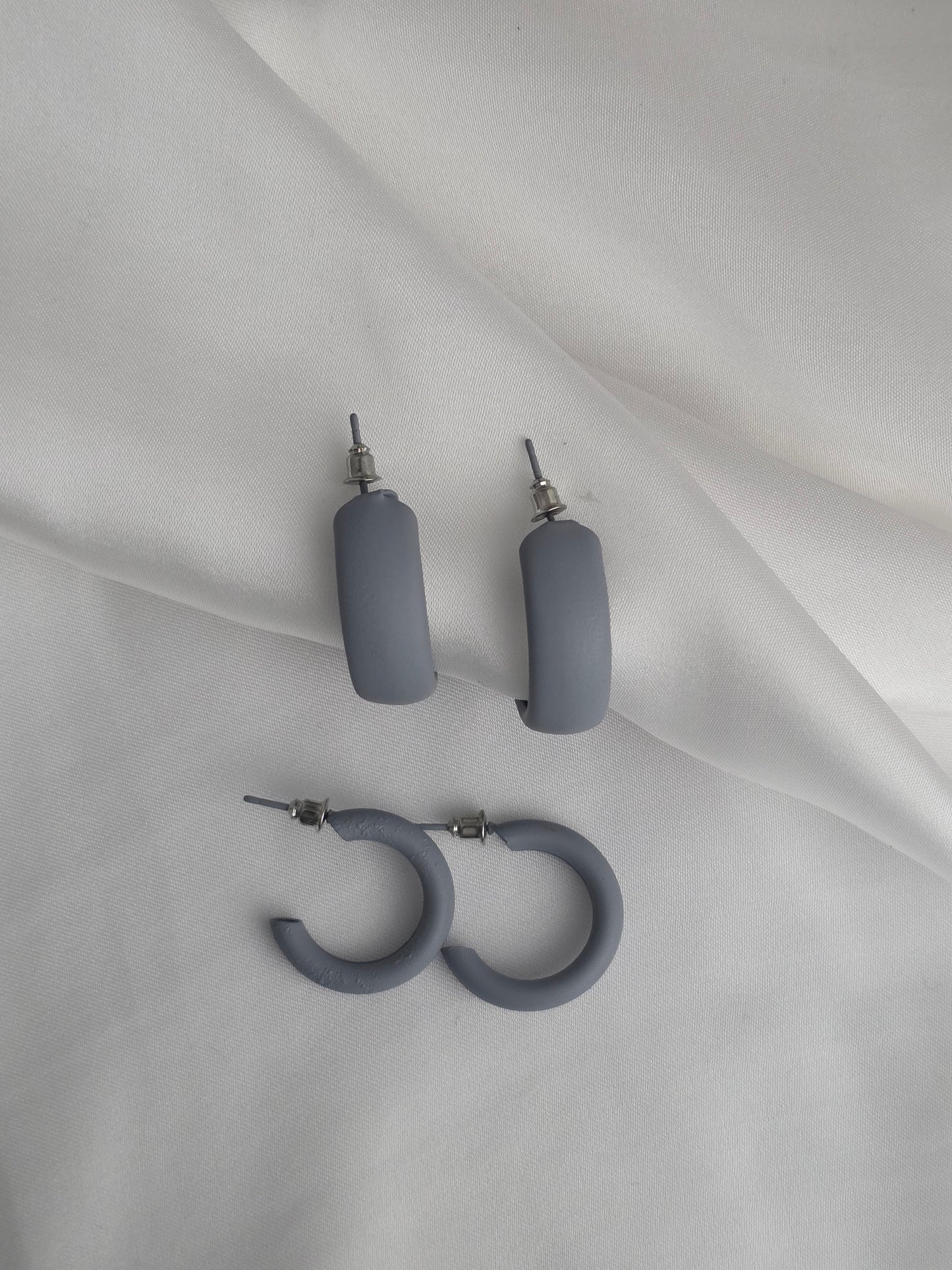 Emerald Enamel Huggies Earring
