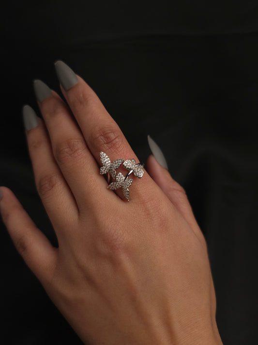 Butterfly Trio Ring