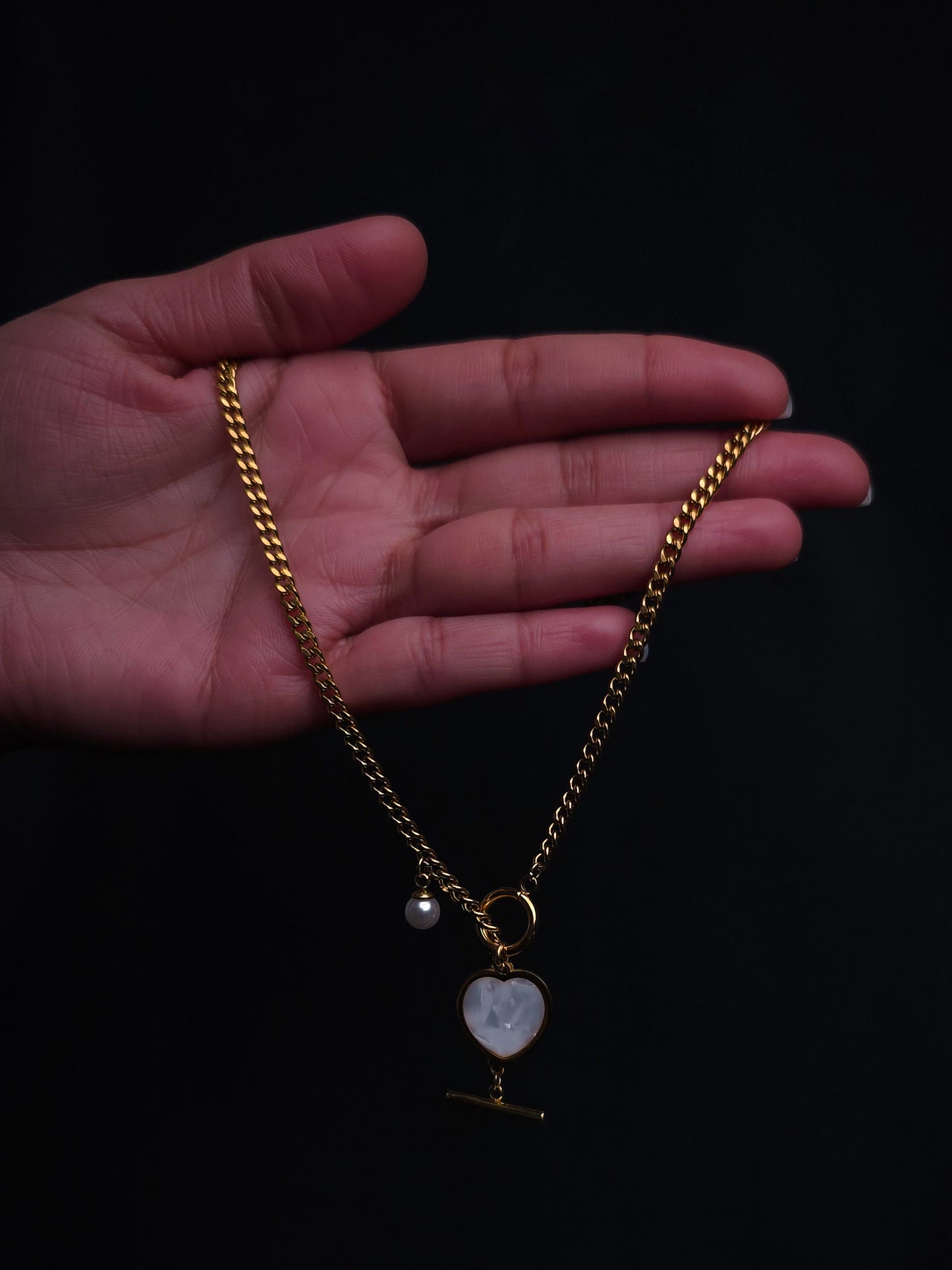 Toggle Heart Pendant