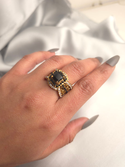 Gothic Filigree Cocktail Ring