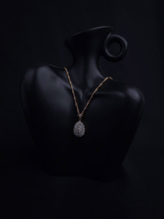 Flower Teardrop Pendant