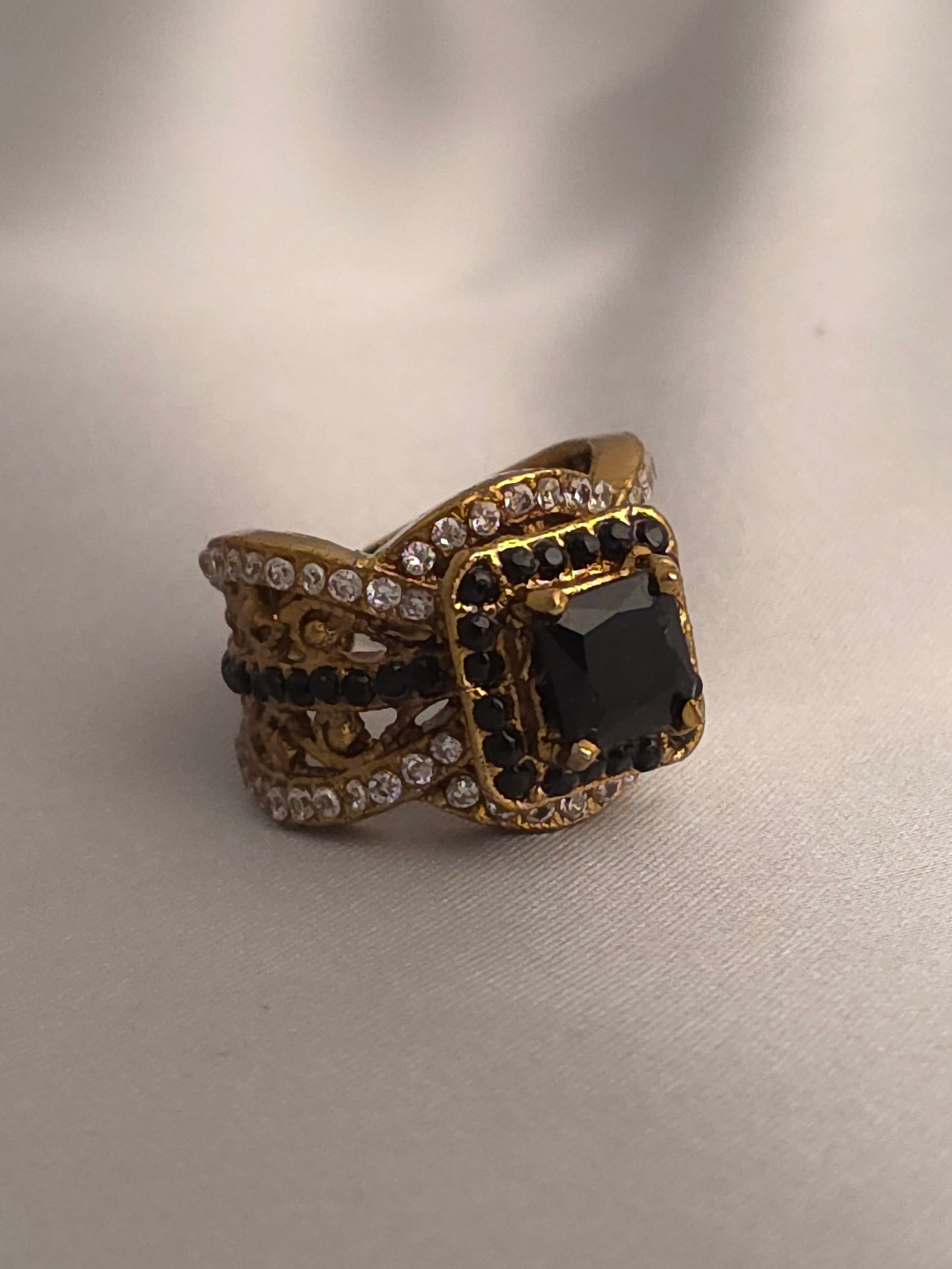 Gothic Filigree Cocktail Ring