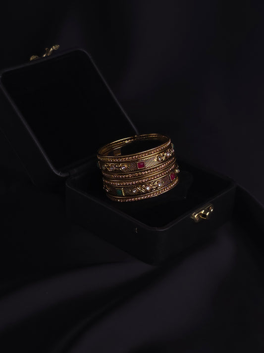 Geometric Antique Bangles