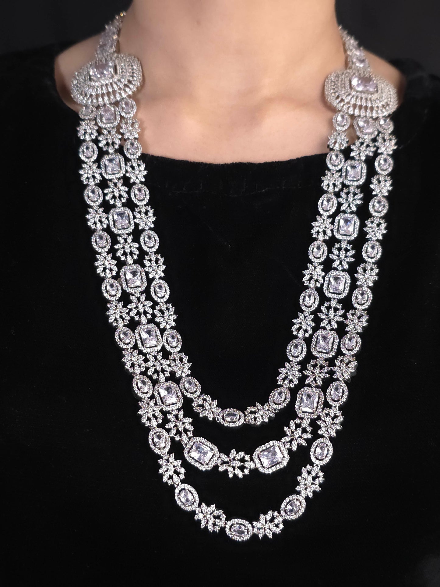 Victorian Tiered Diamond Set