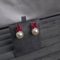 Flower Pearl Studs