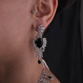 Sapphire Glow American Diamond Necklace Set