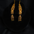 Sunehri Tassel Drops Jhumkas