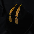 Sunehri Tassel Drops Jhumkas