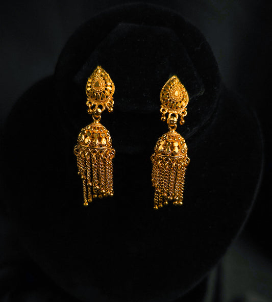 Heritage Chain Drops Jhumkas