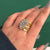 Diamond Cut Gold Plated Adjustable Ring