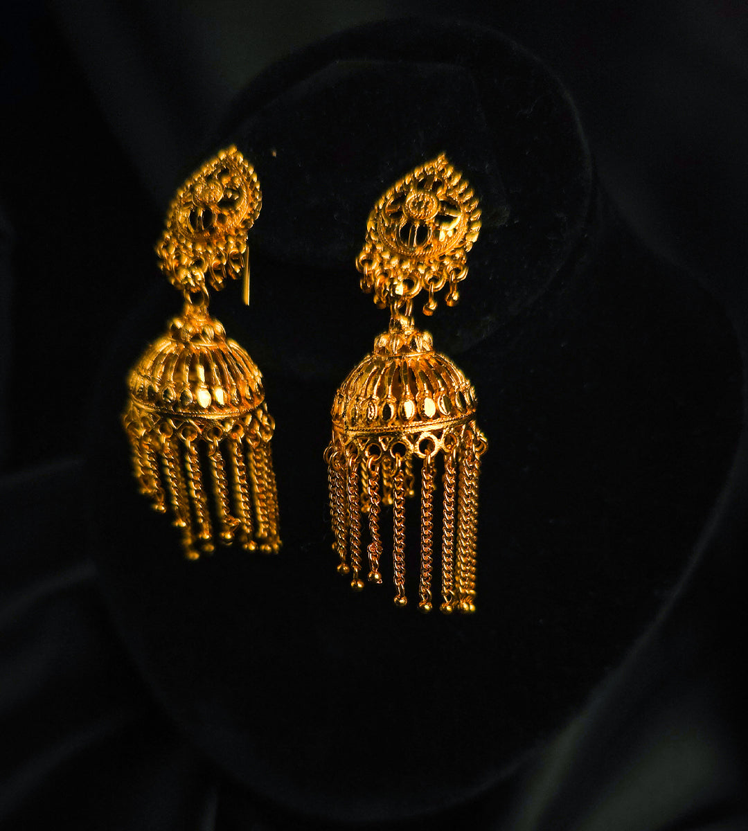 Tassel Dome Jhumkas