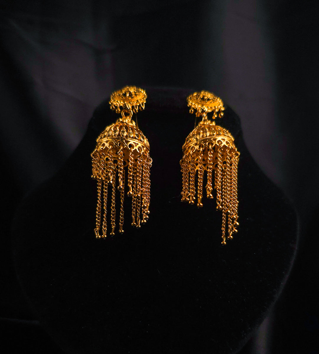 Tassel Dome Jhumkas