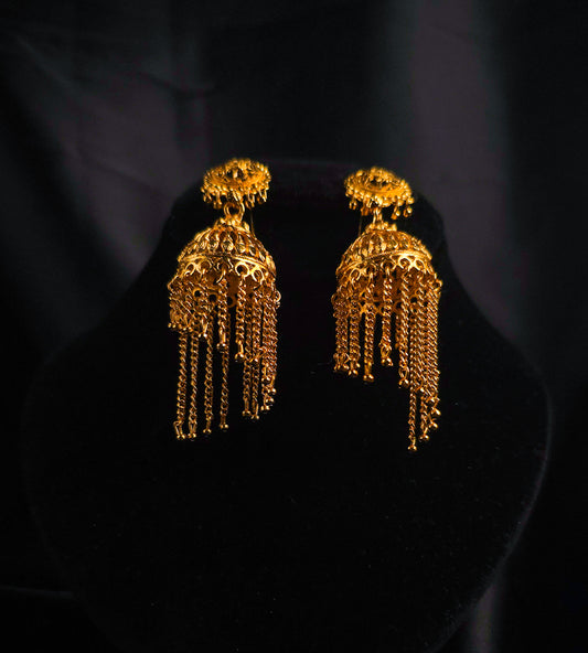 Tassel Dome Jhumkas