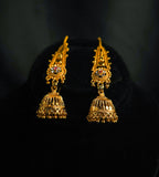 Sunehri Shehnai Jhumkas