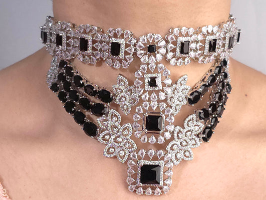 Silver Walima Glory Collar