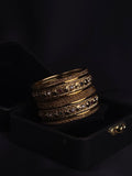 Floral Style Kundan Bangles