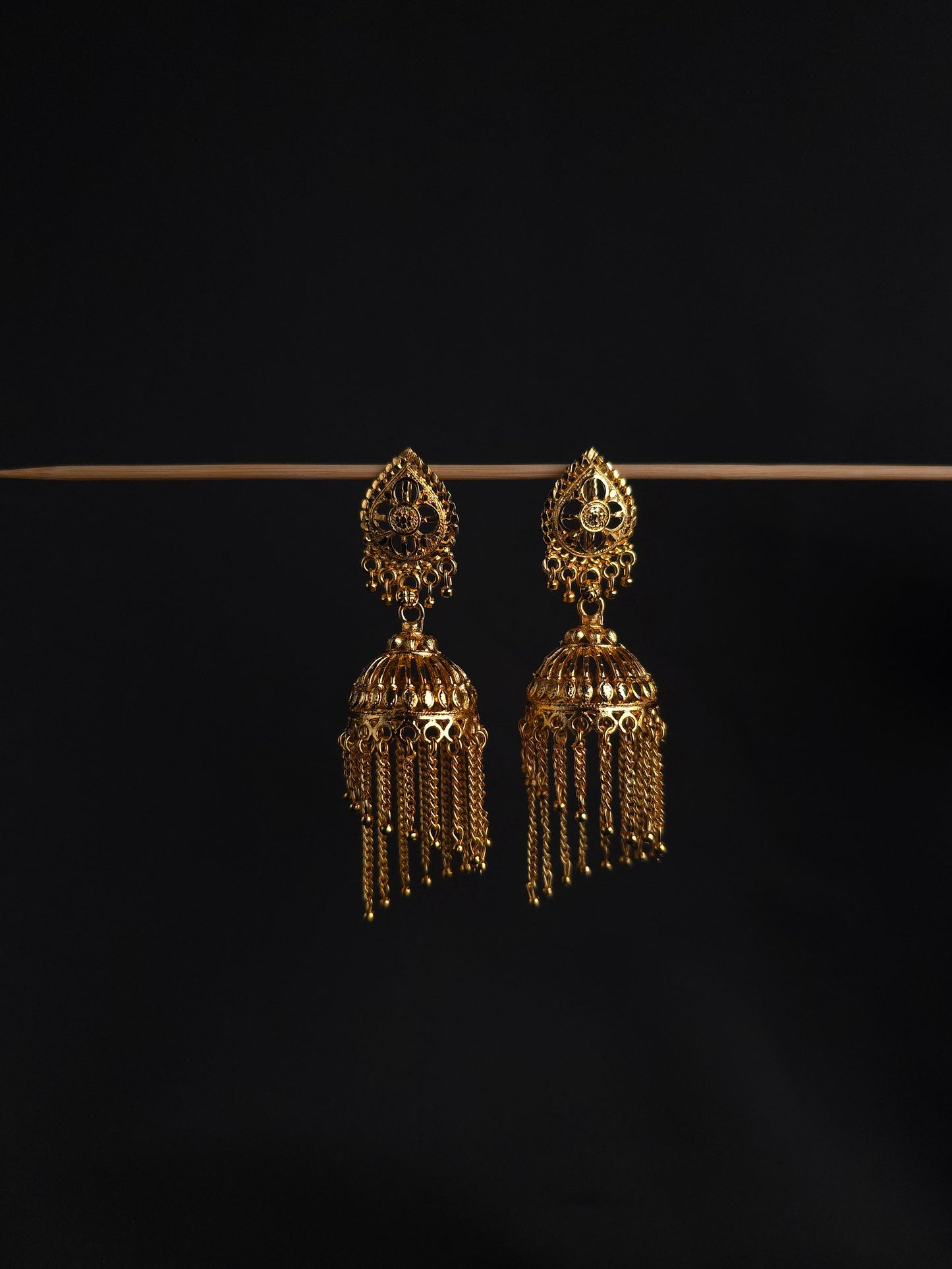 Tassel Dome Jhumkas