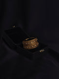 Antique Leaf Pattern Kundan Bangles