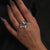 Pave  Dual Floral  Ring
