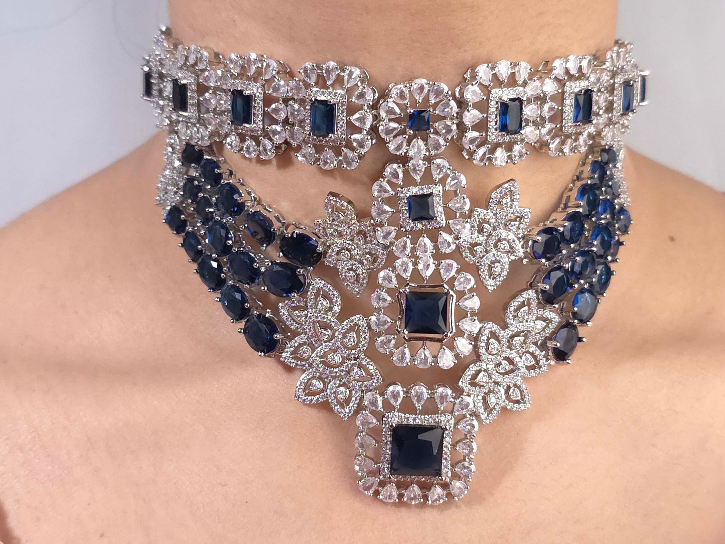 Silver Walima Glory Collar