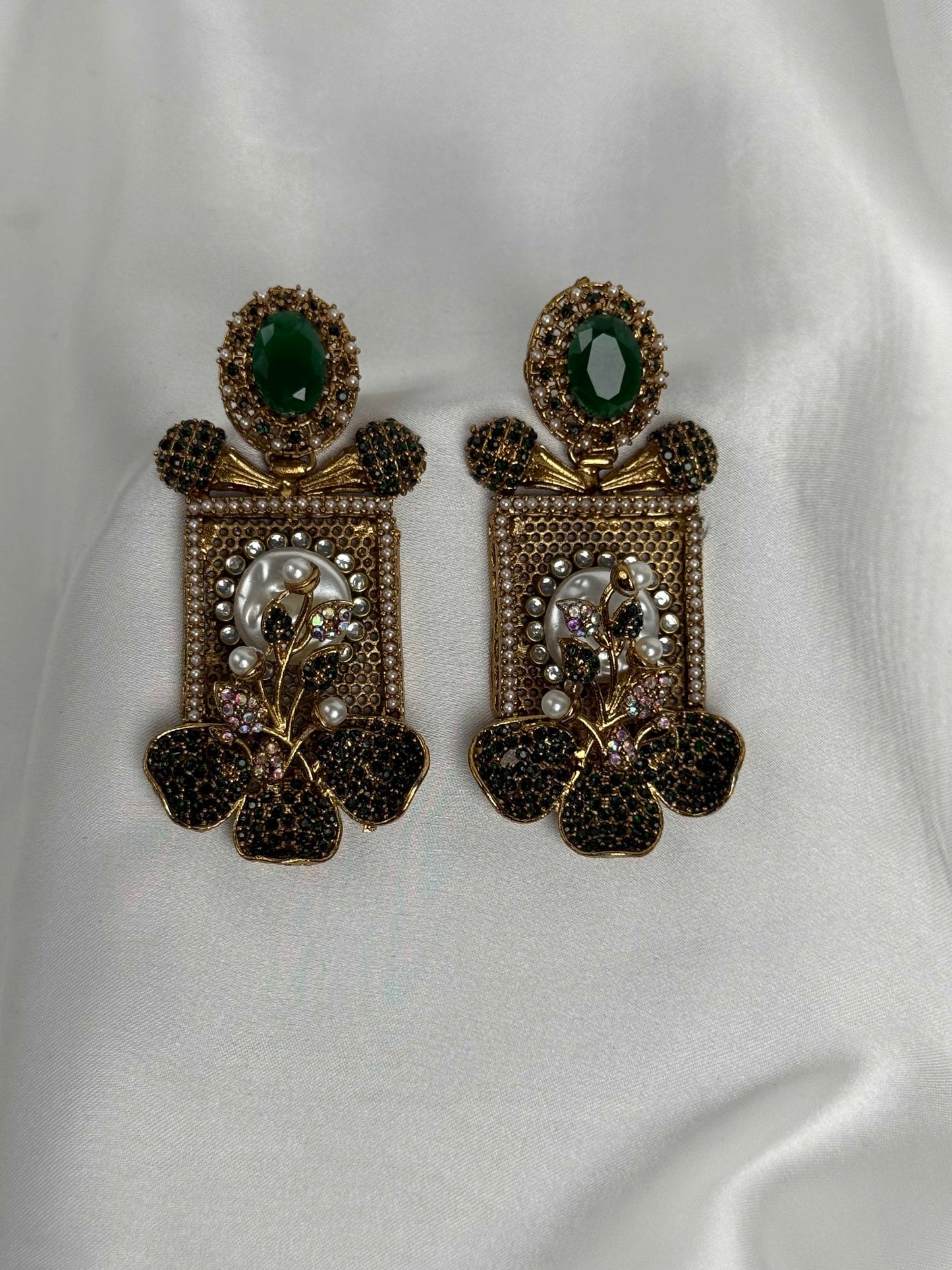 Zircon Statement Earrings