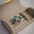 Petal Radiance Zircon Ring