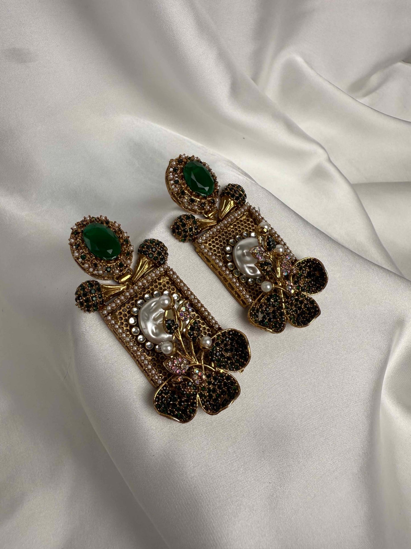 Zircon Statement Earrings