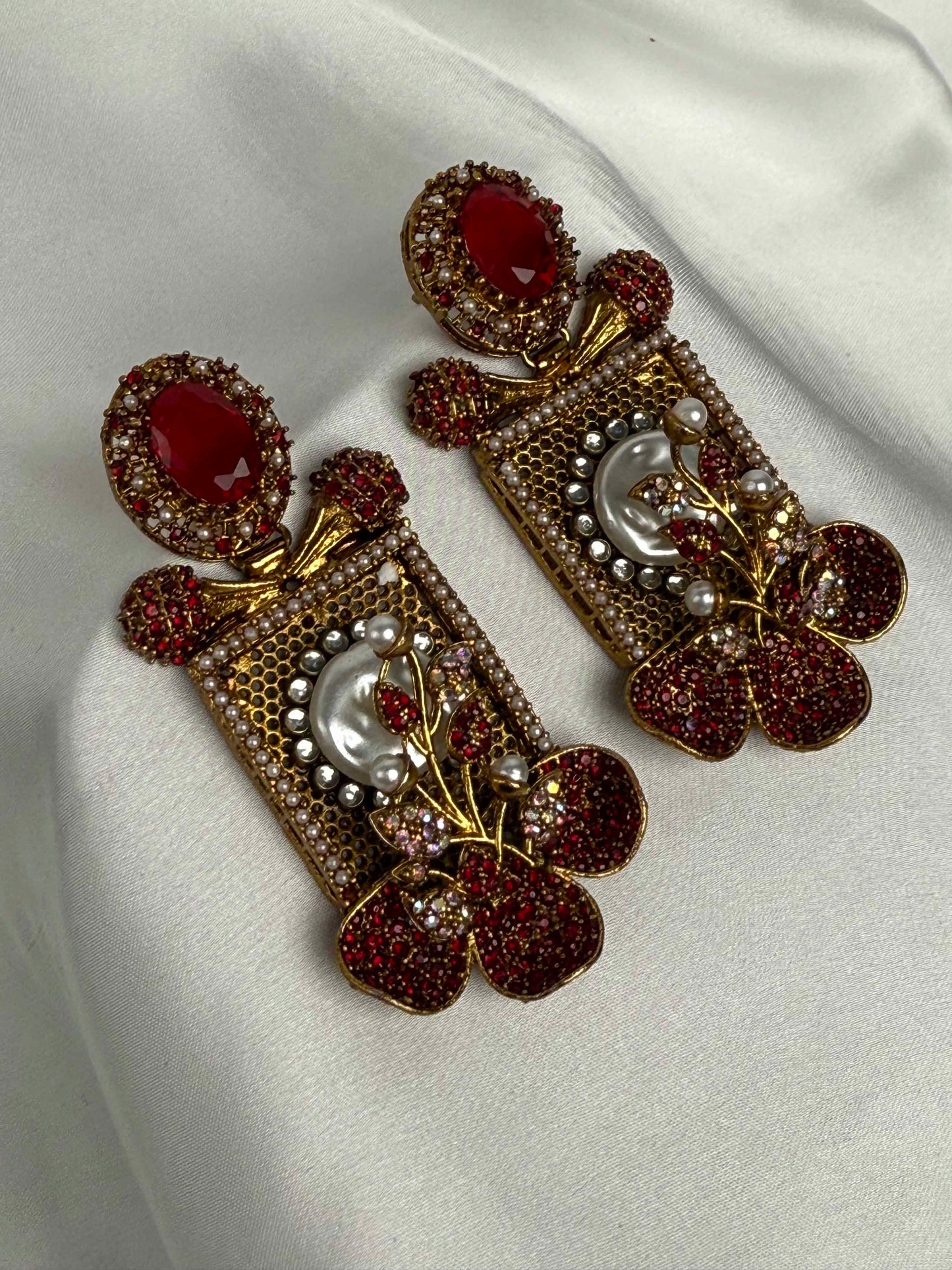 Zircon Statement Earrings