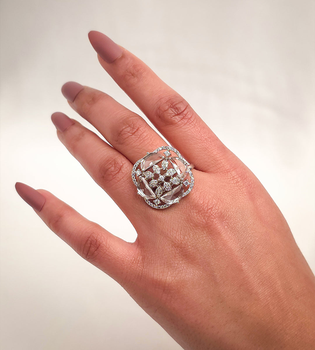 Verdent Snowflake Ring