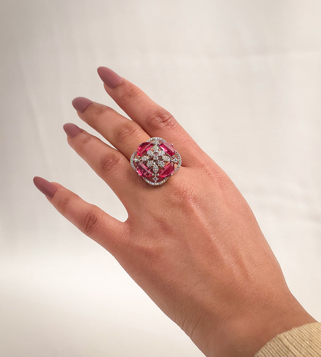 Verdent Snowflake Ring