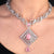 Pink Filigree Medallion Set