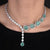 Noor-E-Ratan Mint Gemstone Necklace