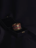 Vibrant Squares Kundan Bangles