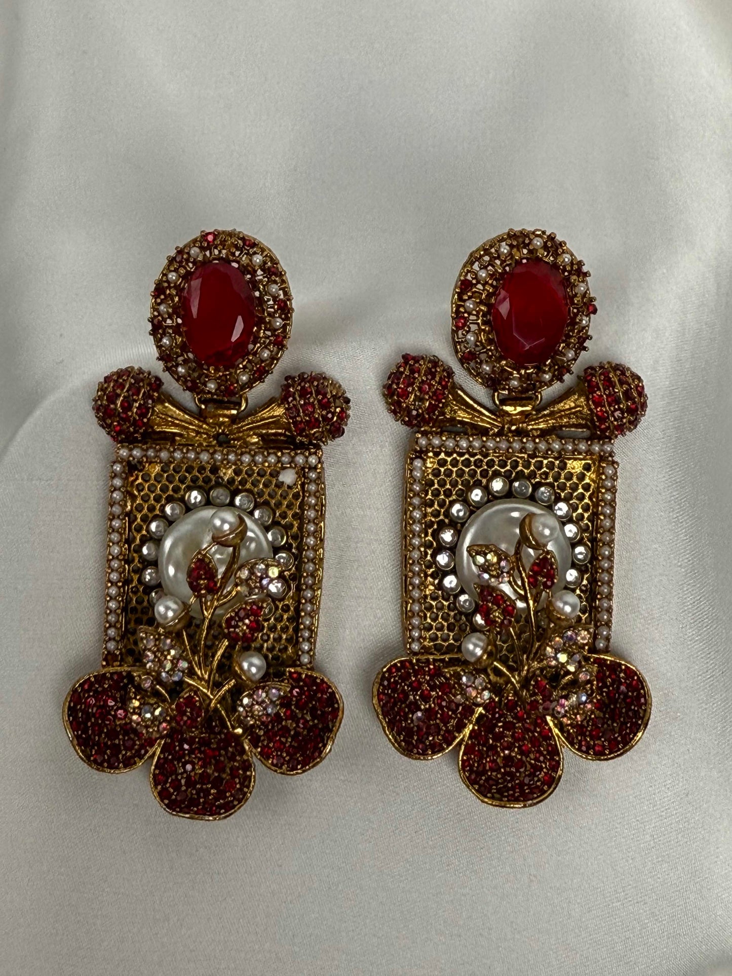 Zircon Statement Earrings
