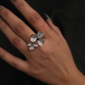 Twin Blossom Ring