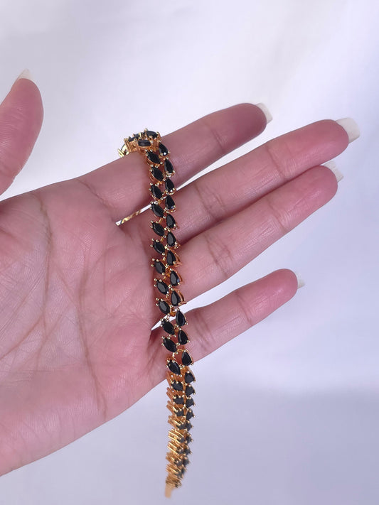 Gilded Leaf Bracelet