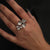 Pave  Dual Floral  Ring