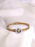 Greek Medallion Bangle