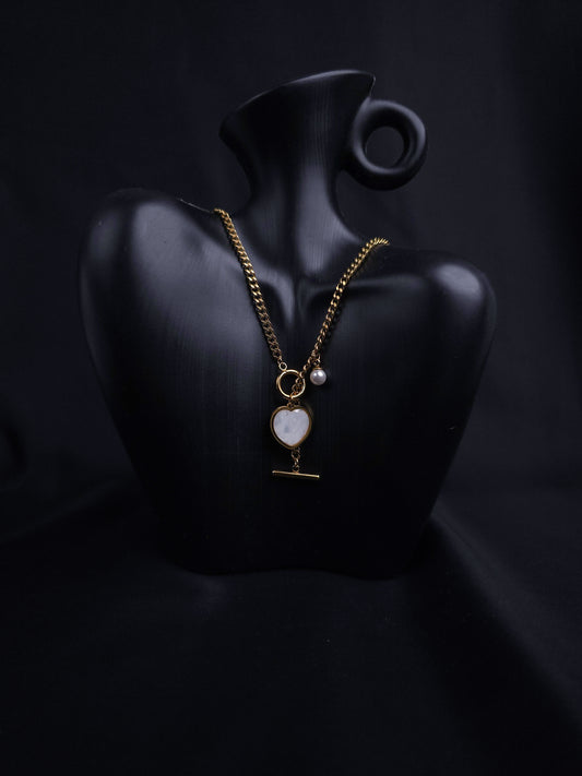 Toggle Heart Pendant