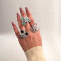 Trifoliate Bloom  Ring