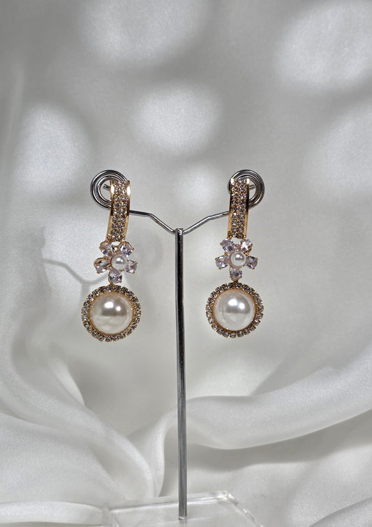 Aura Pearl Drop Earrings
