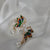 Vibrant Flutter Enamel Drops Earring